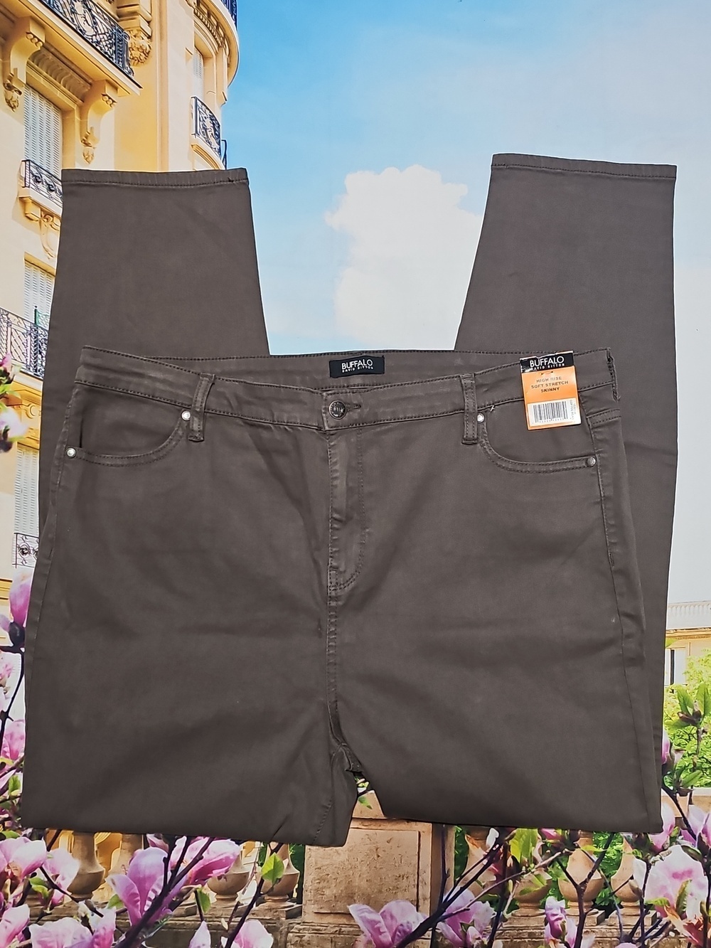 Buffalo David Bitton Skinny High Rise Jeans Size 18/38 New